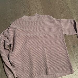 H&M Women's Ribbed Sweater - Pink (US S)